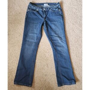 CG CG Jeans Women's 10 Stretch Blue Denim Low Rise Skinny Studded‎ Pocket Y2K